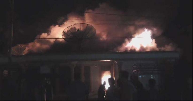 Rumah Ketua DPRK Aceh Singkil Ludes Terbakar