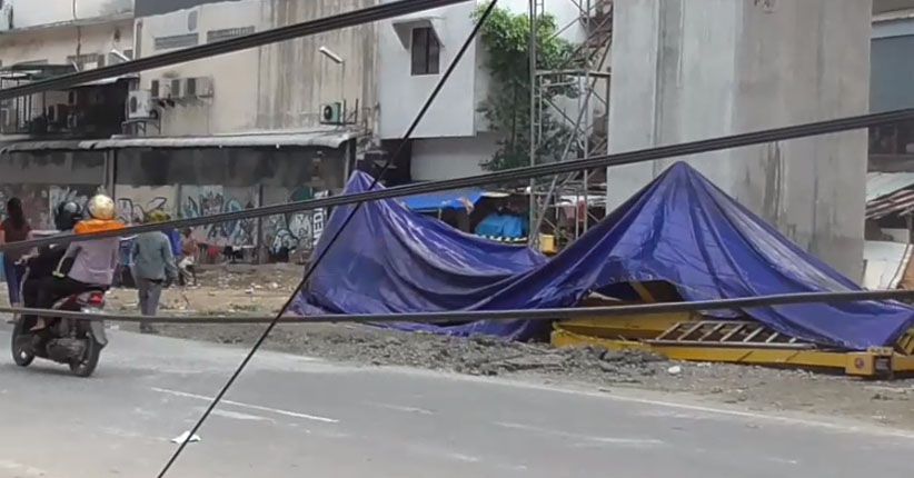 title Polisi Periksa 3 Saksi Jatuhnya Crane Double Track di Medan Polisi Periksa 3 Saksi Jatuhnya Crane Double Track di Medan