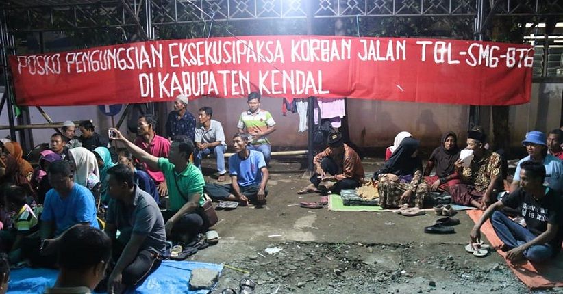 Hari Kelima, Korban Gusuran Tol Batang Masih Bertahan di Gedung DPRD