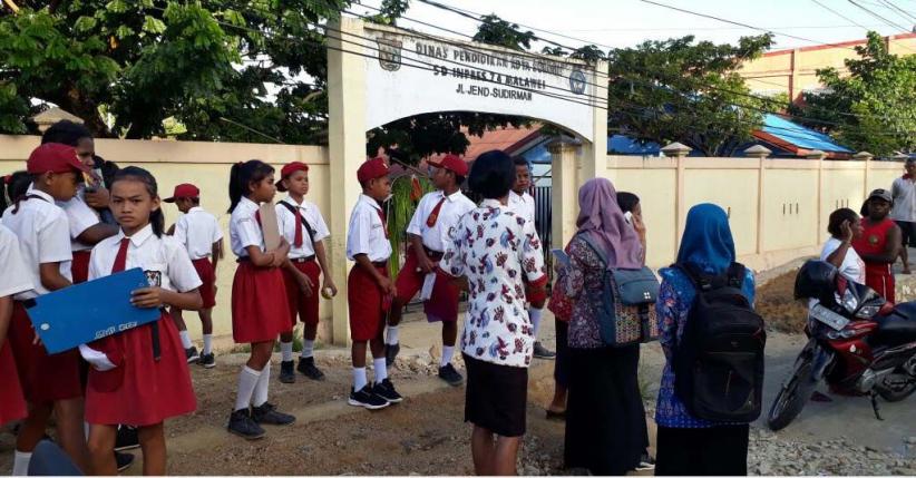 Sekolah Dipalang saat USBN, Siswa SD Inpres 74 Dipindah ke Tempat Lain