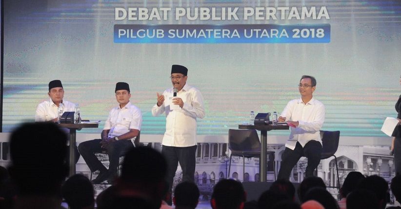 Debat Pilgub Sumut, Edy dan Djarot Adu Jurus Jitu Atasi Korupsi