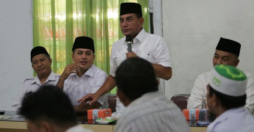 Temui Tokoh Muslim di Binjai, Edy Janji Dengar Aspirasi Umat