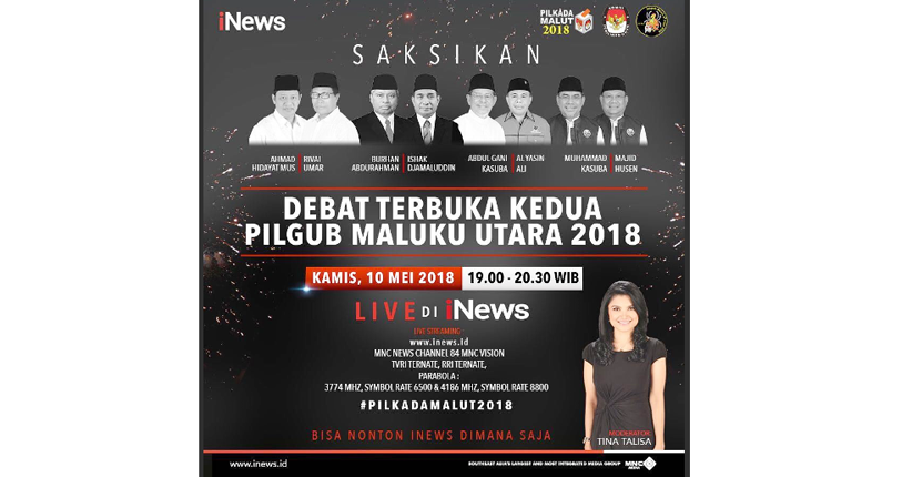 title Debat Pilkada Maluku Utara di iNews, Pendukung Mulai Berdatangan Debat Pilkada Maluku Utara di iNews, Pendukung Mulai Berdatangan