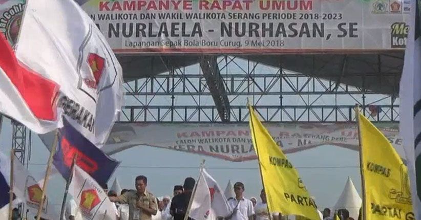 title Kampanye Terbuka Pilwalkot Serang Diwarnai Pesta Minuman Keras Kampanye Terbuka Pilwalkot Serang Diwarnai Pesta Minuman Keras