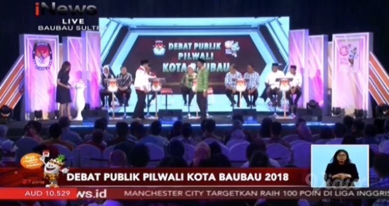 title Debat Publik Pilwali, 5 Paslon Ingin Kembalikan Kejayaan Baubau Debat Publik Pilwali, 5 Paslon Ingin Kembalikan Kejayaan Baubau