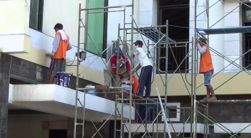 Usai Diguncang Teror Bom, Gereja Santa Maria Surabaya Mulai Diperbaiki