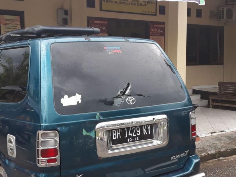 Polsek Muaro Sebo Diserang Orang Tak Dikenal, 2 Polisi Terluka Parah