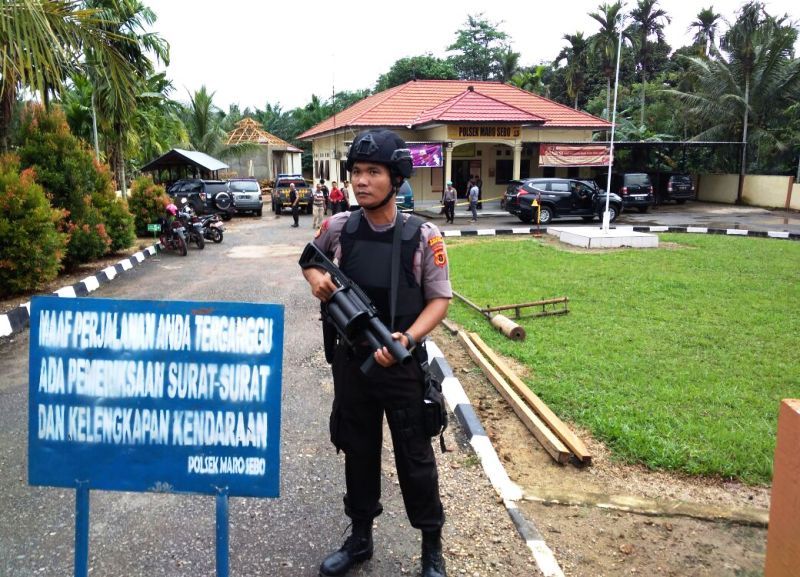 Kronologi Penyerangan Mapolsek Muaro Sebo, Pelaku Mengaku Bawa Bom