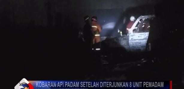 Toko Onderdil Motor dan Mobil di Kebumen Ludes Terbakar