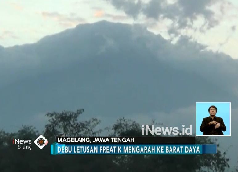 15 Desa di Magelang Hujan Abu Letusan Gunung Merapi