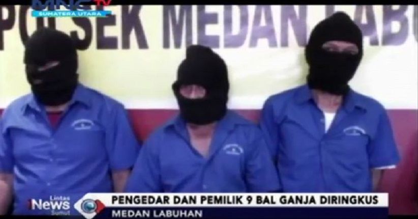 Polisi Tangkap 3 Komplotan Pengedar Ganja di Medan Labuhan