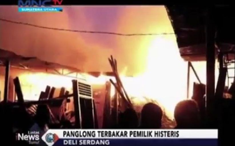 Si Jago Merah Mengamuk, Toko Kayu di Deliserdang Ludes Dilalap Api