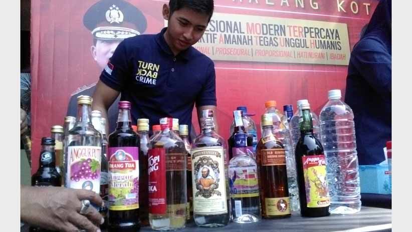 Operasi Pekat Semeru 2018, Polres Malang Kota Sita Ratusan Miras - Bagian 2