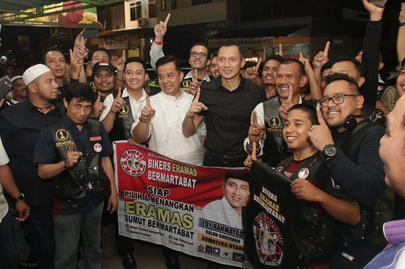 Dengar Aspirasi, Ijeck dan AHY Ajak Bikers Medan Makan Durian