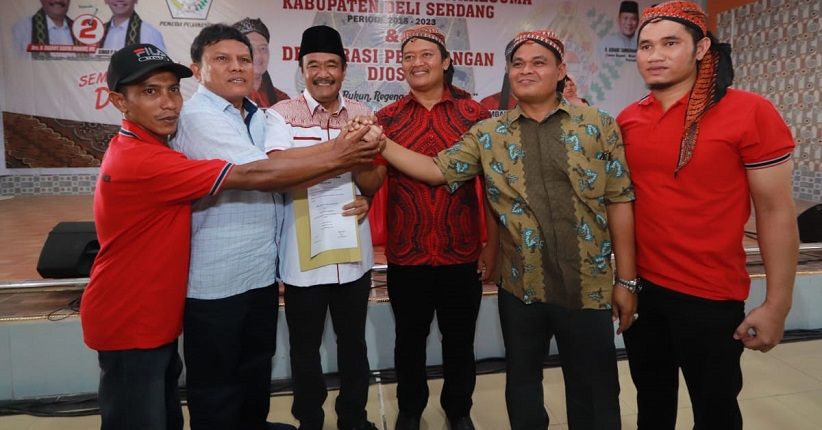 title Pemuda Pujakesuma Sumut dan Relawan JR Saragih Deklarasi Dukung Djoss Pemuda Pujakesuma Sumut dan Relawan JR Saragih Deklarasi Dukung Djoss