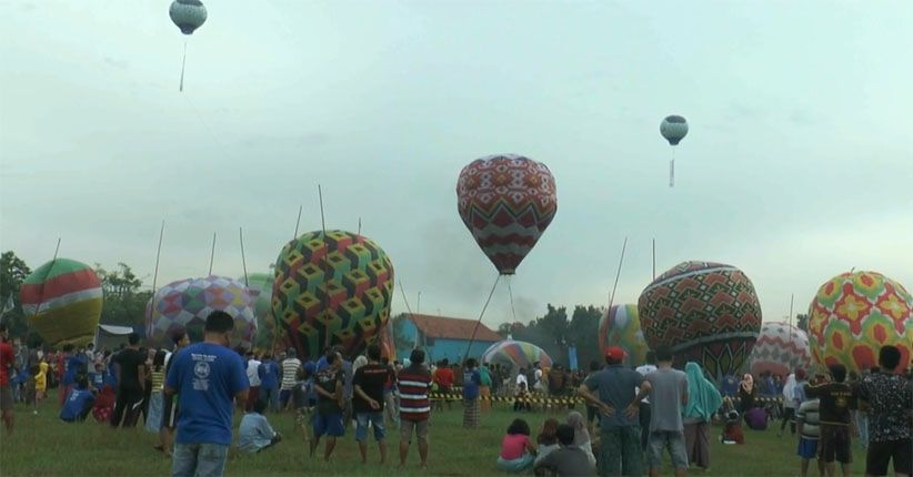Festival Balon Meriahkan Tradisi Syawalan di Kota Pekalongan