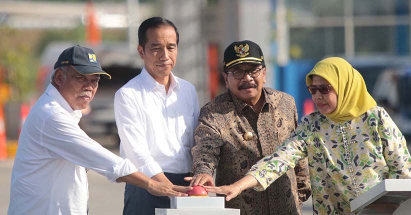 Jokowi Resmikan Tol Gempol-Pasuruan, Soal Tarif Tunggu Investor - Bagian 1