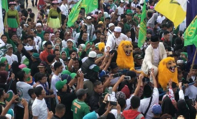 Rapat Akbar Kampanye Pasangan Rindu Bertabur Artis dan Musisi Ternama