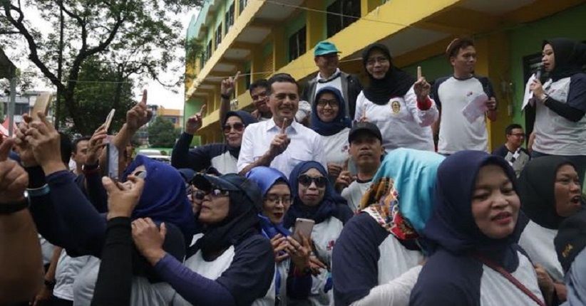 Ijeck Lepas Fun Walk Reuni Akbar SMA UISU Medan   