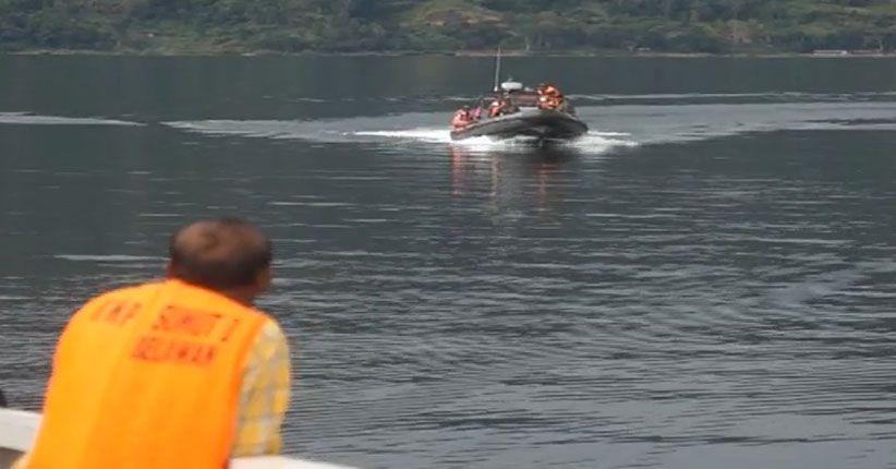 Cuaca Buruk Tunda Pencarian Korban Kapal Sinar Bangun di Danau Toba 