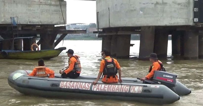 Pekerja Proyek Jembatan Musi IV Palembang Tenggelam setelah Terjatuh