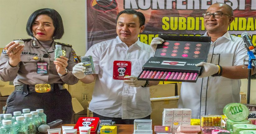 Polisi Bongkar Peredaran Kosmetik Palsu yang Dijual Online di Semarang