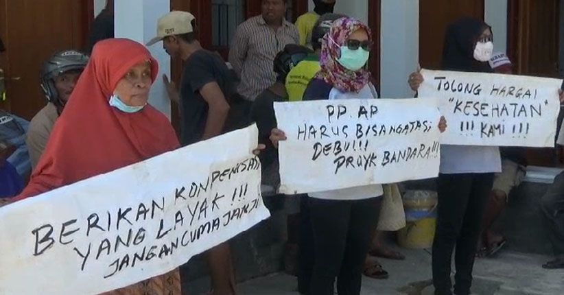 Warga 3 Dusun Tuntut Uang Kompensasi Debu Proyek Bandara Baru Yogya