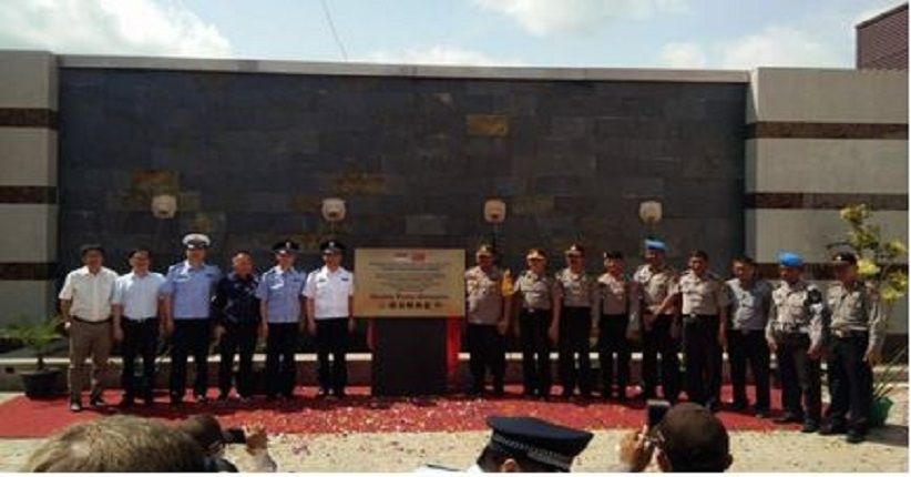 Plakat Kantor Polisi Bersama RI-Tiongkok di Ketapang Viral di Medsos