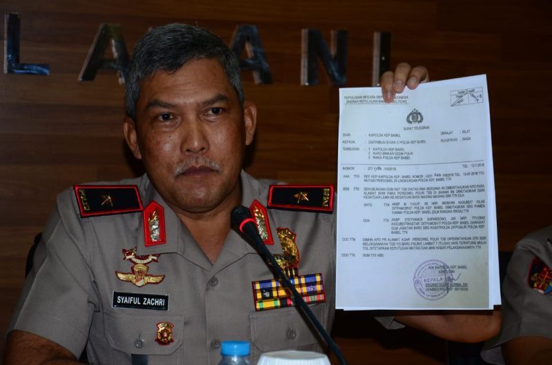 Ini Kronologi Peristiwa Polisi Tendang Perempuan di Pangkalpinang