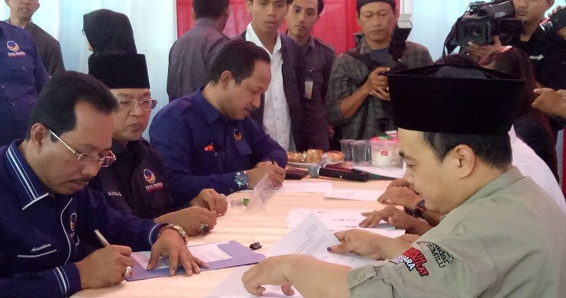 title Pendaftaran Tinggal Sehari, Baru Partai NasDem yang Daftarkan Bacaleg Pendaftaran Tinggal Sehari, Baru Partai NasDem yang Daftarkan Bacaleg