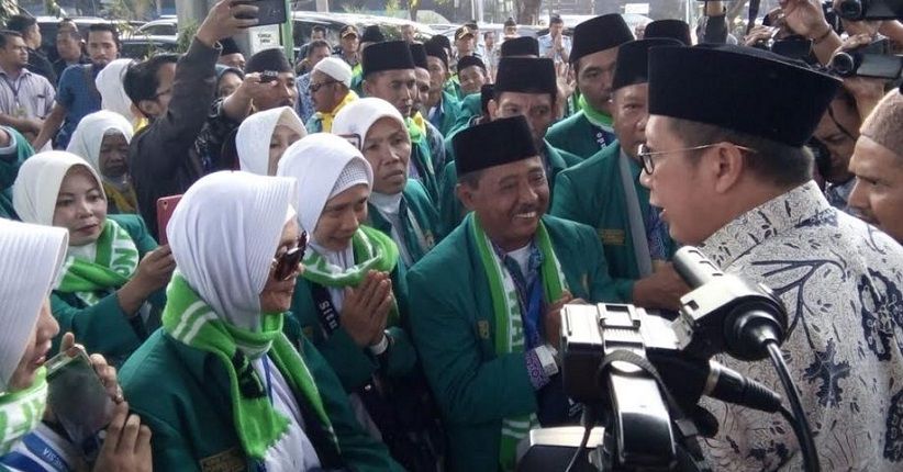 Lepas CJH Kloter Pertama di Surabaya, Ini 3 Pesan Menteri Lukman Hakim