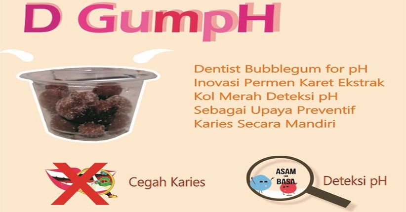 2 Mahasiswa UGM Buat Permen Karet dari Kol Merah untuk Gigi Berlubang