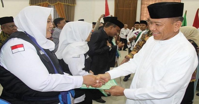 388 Calon Jemaah Haji Kloter Pertama Embarkasi Medan Diberangkatkan