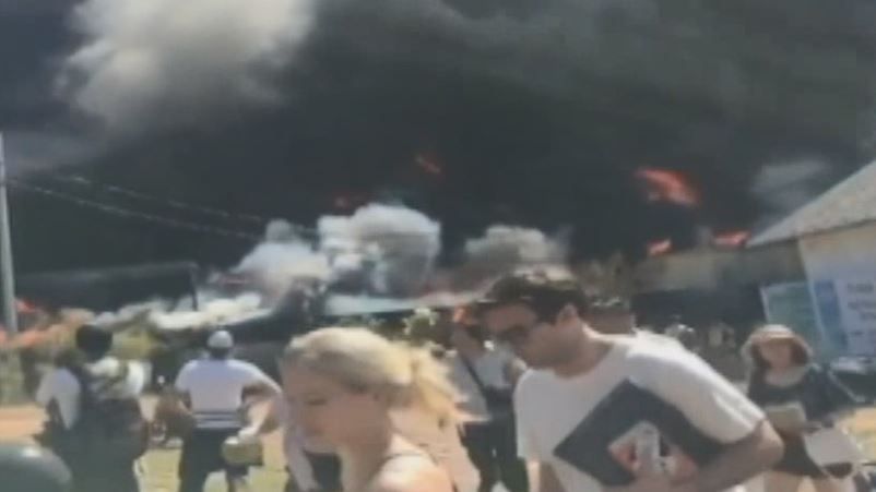 Puluhan Bangunan Vila Mewah di Kuta Selatan Ludes Terbakar