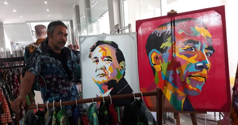 Momen Pemilu, Perajin di Kulonprogo Kreasikan Batik Tokoh Nasional