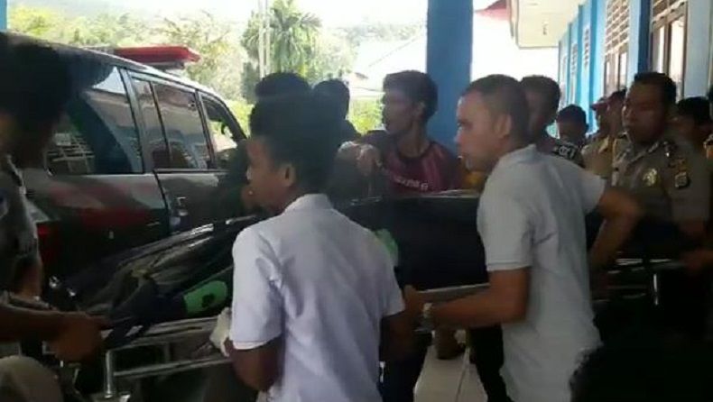 Lerai Tawuran, Polisi Tewas Terkena Peluru Nyasar Kapolsek Sampoabalo