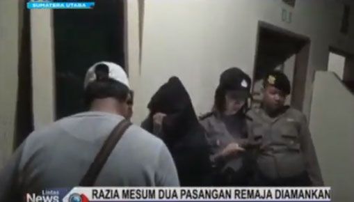 Gelar Razia Pekat, Polisi Tangkap Sepasang Remaja di Penginapan