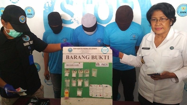 BNN Ringkus 3 Pengedar Sabu Jaringan Lapas Pamekasan dan Madiun