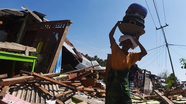 576 Kali Gempa Susulan Guncang Lombok, Warga Diresahkan Pesan Hoaks
