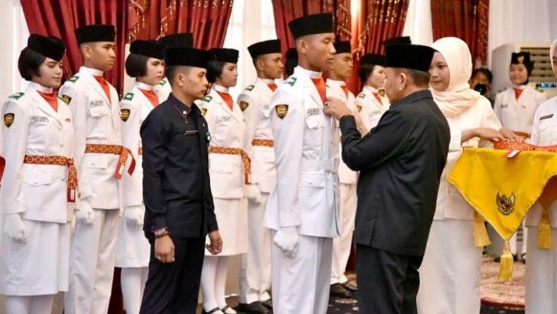 Pengukuhan Paskibra Sumut 2018, Pj Gubernur: Tampilkan yang Terbaik