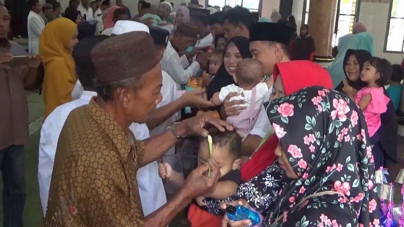 Cukuran Massal Balita, Tradisi di Bangka pada Hari Kedua Idul Adha