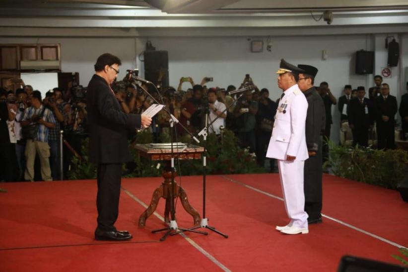 Mendagri Lantik Syarifuddin sebagai Penjabat Gubernur Jawa Tengah