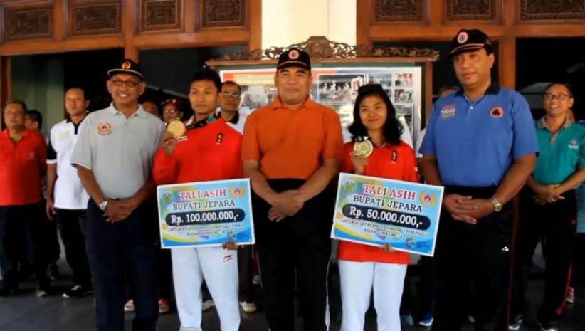2 Atlet Downhill Peraih Medali Asal Jepara Dapat Bonus dari Bupati