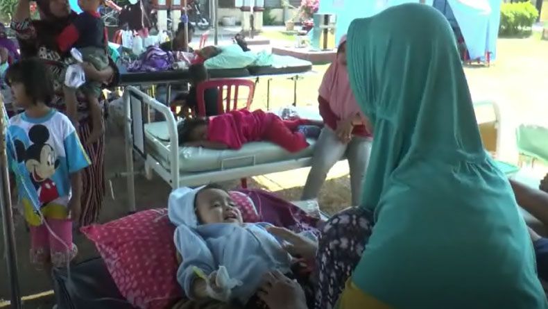 Ratusan Pengungsi Korban Gempa di Sumbawa Terserang Penyakit