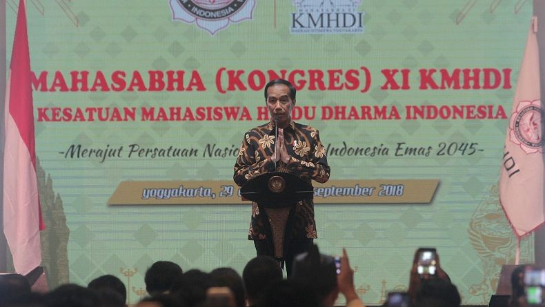 Jokowi Yakin Mahasiswa Hindu Dharma Berkontribusi Besar bagi Indonesia