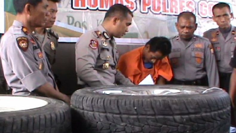 Curi Ban Mobil Milik 2 Anggota Polres Gowa, Pelaku Curat Ditembak