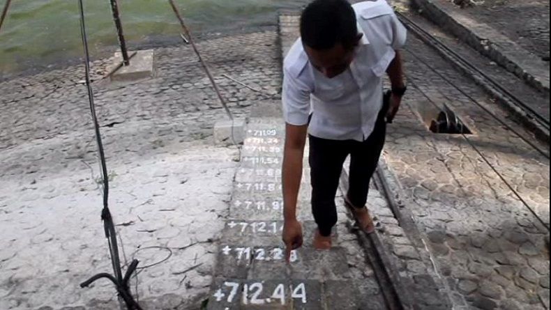 Musim Kemarau, Volume Air Waduk Darma Kuningan Menyusut Nyaris 50%