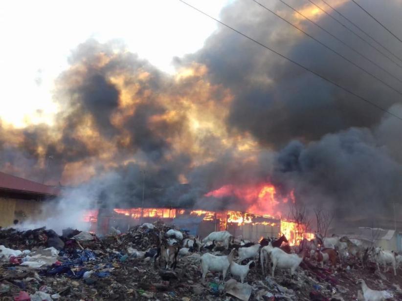 Pasar Induk Gedebage Bandung Kembali Terbakar