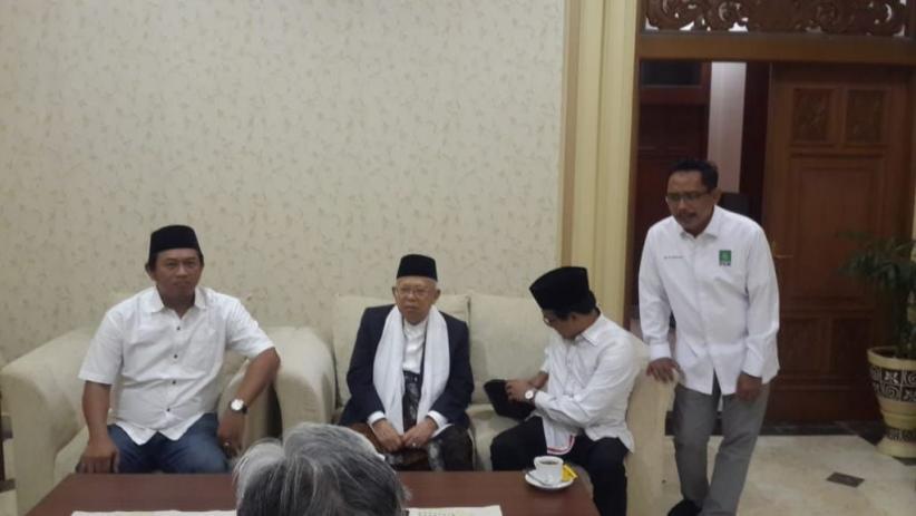 KH Maruf Amin: Saya Terima Senang Hati Silaturahmi Sandiaga Uno