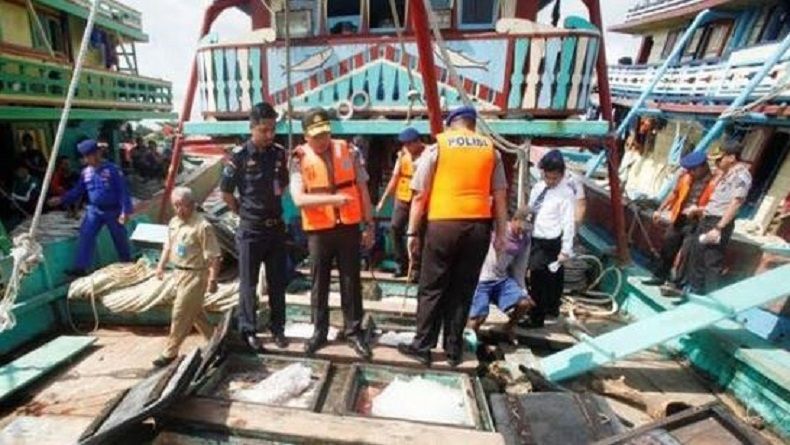 Tangkap Ikan Pakai Pukat Trawl, 10 Kapal Nelayan Diamankan Polda Sumut